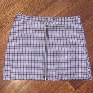 Wild Fable Purple Plaid Skirt
